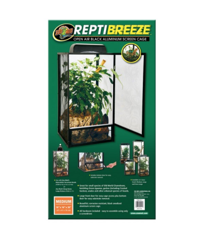 Terrarium grillagé ReptiBreeze Zoomed 41x41x76cm