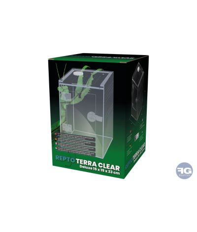 Repto Terra Clear Deluxe 15 X 15 X 23 Cm