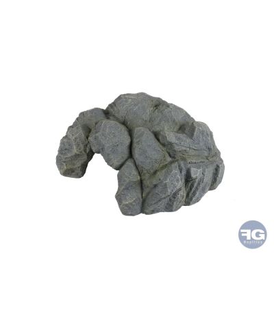 Grotte pour reptiles Anthracite L - 29x25x11,5cm