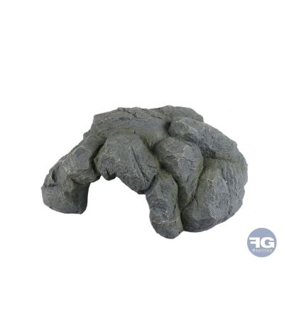 Grotte pour reptiles Anthracite XL - 31x29,5x14cm