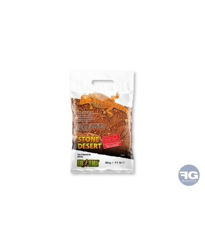 Substrat stone desert outback red Rouge