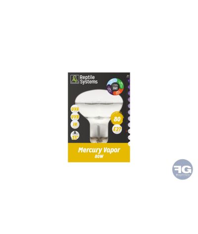 Ampoule à vapeur de mercure Mini 80W Reptile Systems