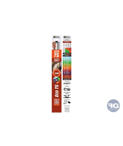 Rampe UVB Eco T5 Unit Zone de Ferguson 3 Reptile Systems
