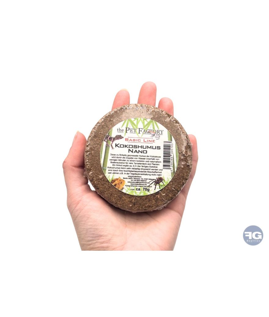 Humus de coco mini format 70g Kokoshumus nano