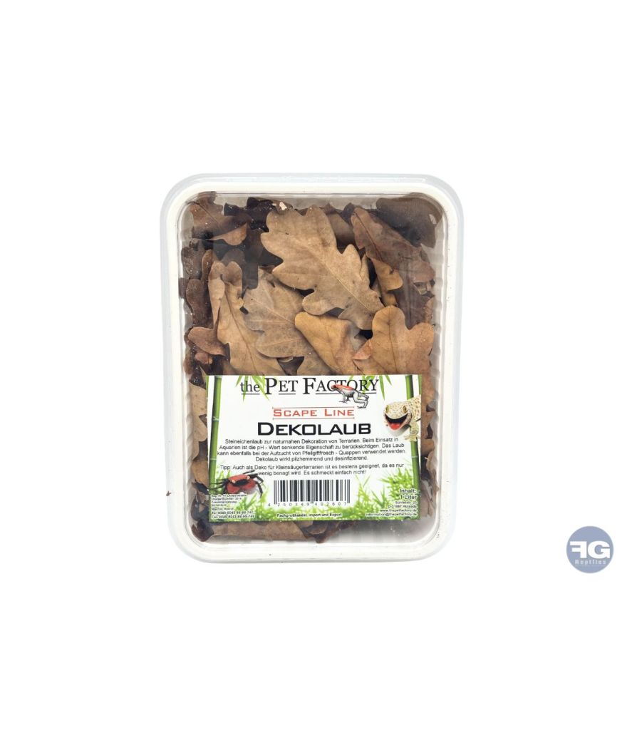 Feuilles de chêne 1 L pour terrarium