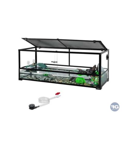 Terrarium pour tortue aquatique 120x45x45 Reptizoo