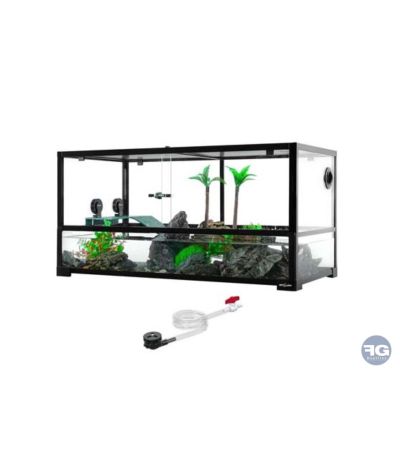 Terrarium pour tortue aquatique 90x45x45 Reptizoo
