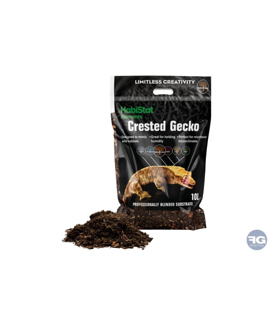 Substrat pour gecko à crête 10L