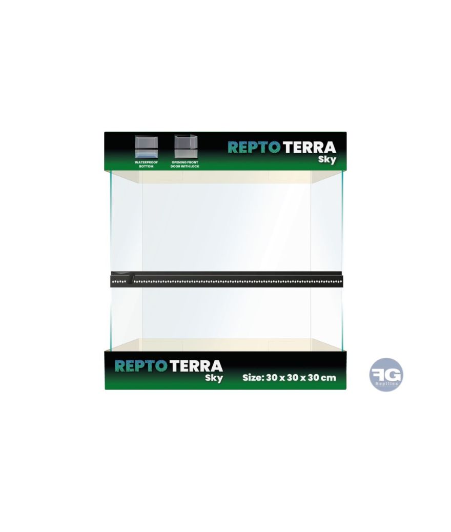 Terrarium Repto Terra Sky 30 X 30 X 30 Cm