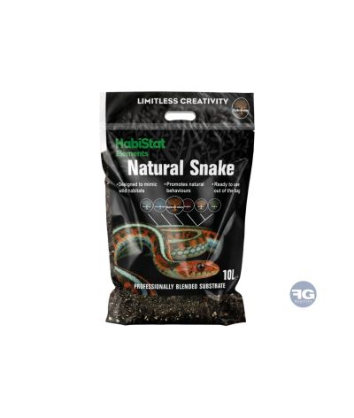Substrat naturel pour serpents Habistat 10L