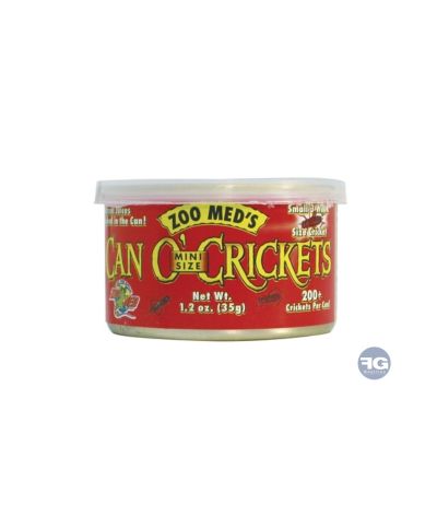 Can O'Crickets conserve de mini grillons taille 3 35g