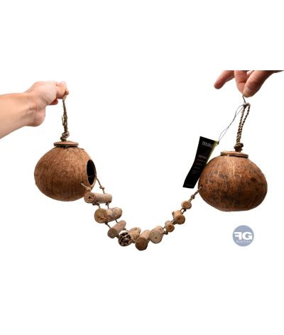 Cachette suspendue double coco et échelle