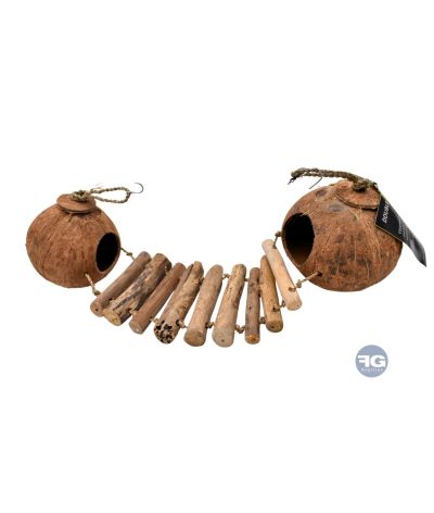 Cachette suspendue double coco et échelle