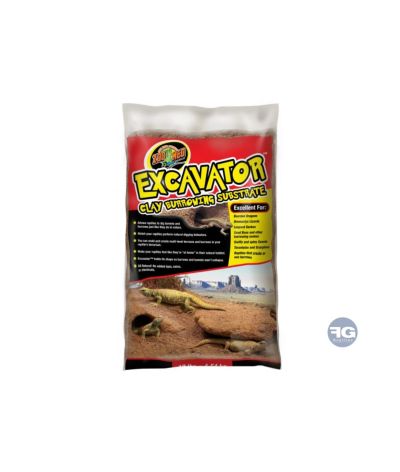 Substrat argileux - Excavator - Zoomed