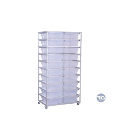 Rack V28 - 2 colonnes - 10 niveaux
