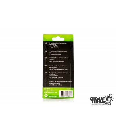 Serrure pour portes coulissantes