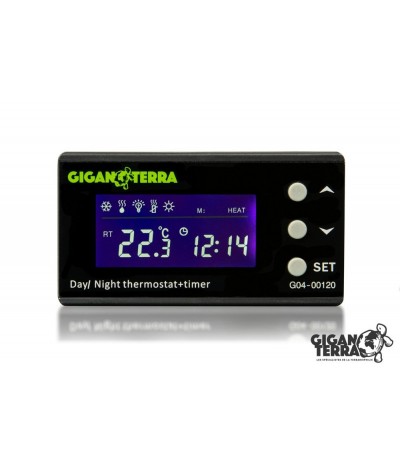 régulateur de température de synchronisation PID de Thermostat numérique Reptile avec écran LCD UE, 220V Naroote Thermostat 