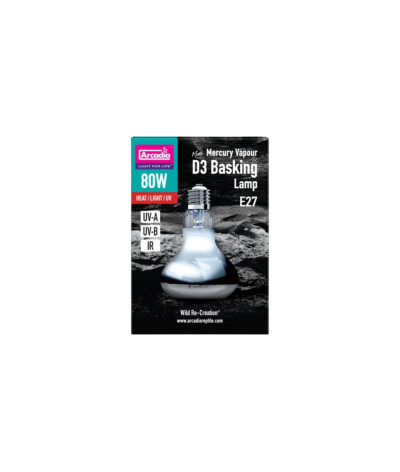 D3 Basking lamp UVB 80 W