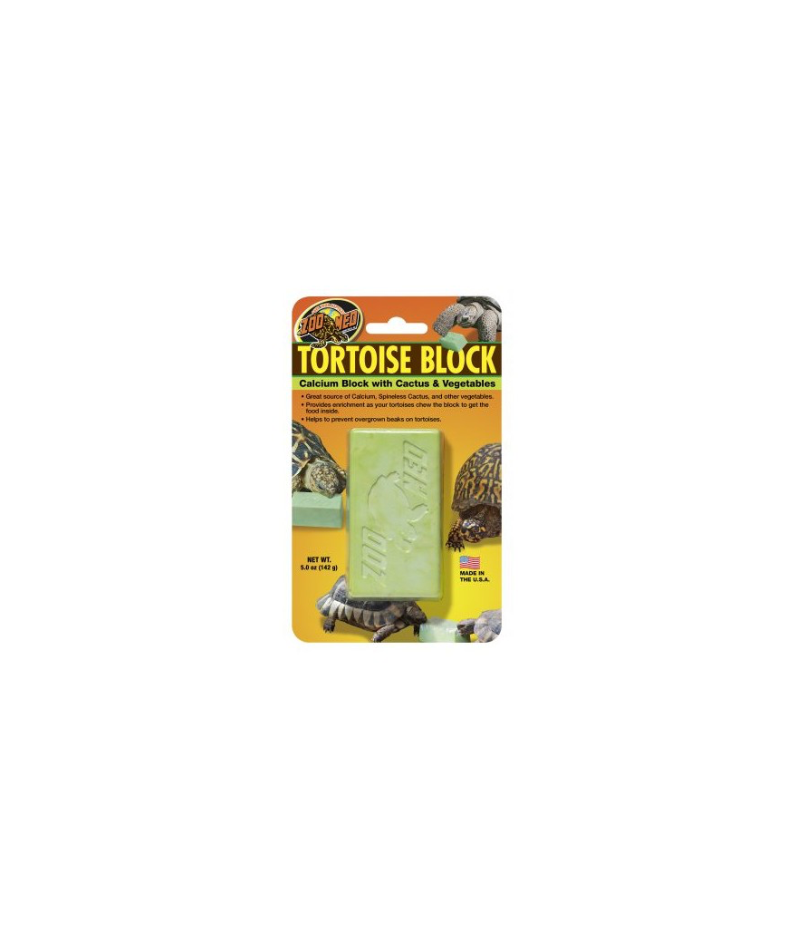 Bloc de calcium pour Tortues terrestres Zoomed Tortoise Bloc 142g