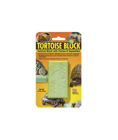 Bloc de calcium pour Tortues terrestres Zoomed Tortoise Bloc 142g