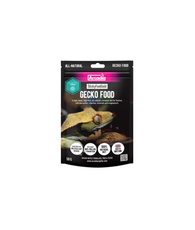 Aliment pour Geckos frugivores Arcadia Stickyfoot Gold