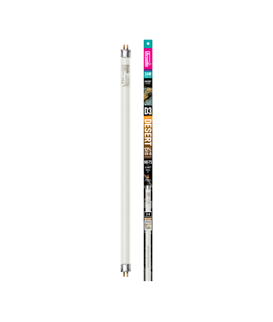 Tube UVA/UVB T5 D3+ Desert 12% - Arcadia