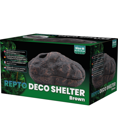 Cachette Repto Deco Shelter Brun M